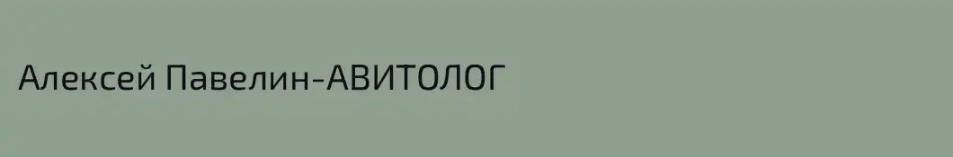 Алексей Павелин-АВИТОЛОГ